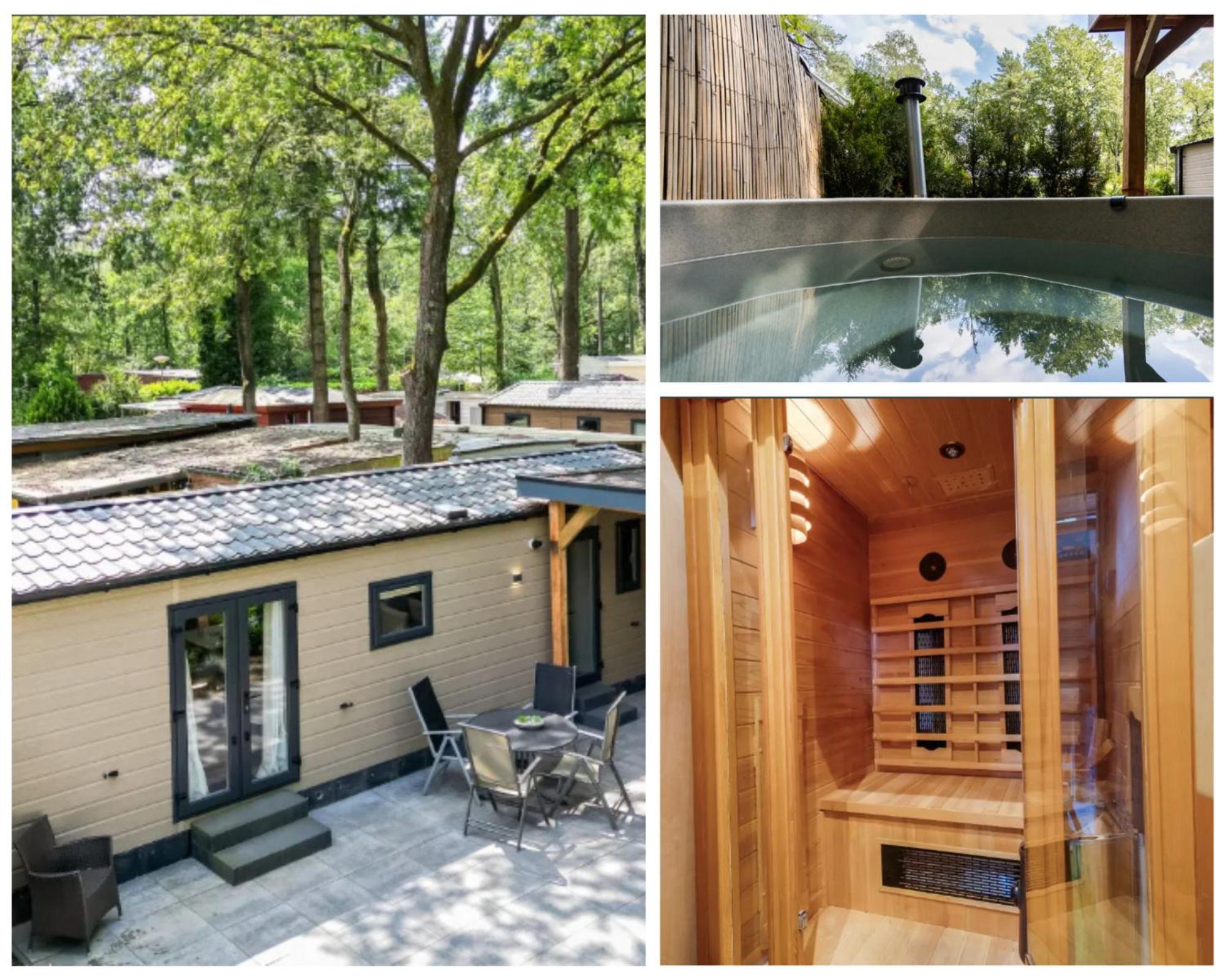 Veluwe Hoenderloo Luxury Chalet With Private Sauna And Hot Tub - Swimming Pool Tennis Court Supermarket Bowling Alley Theatre And Entertainment For Children Luaran gambar